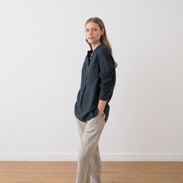 Linenme Linen Shirt Natural Tokyo