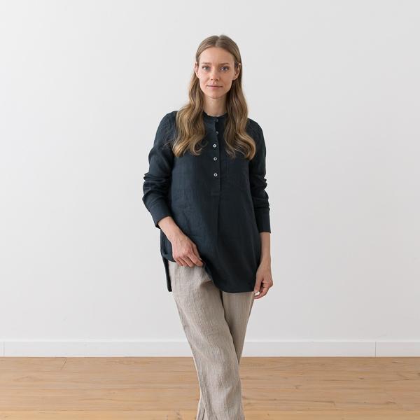 linenme Linen Shirt Natural Tokyo