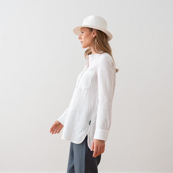 Linenme Linen Shirt White Tokyo