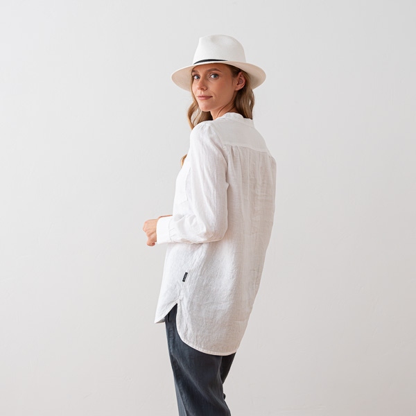 Linenme Linen Shirt White Tokyo