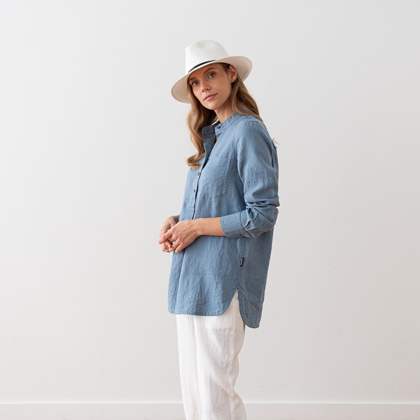 Linenme Linen Shirt White Tokyo