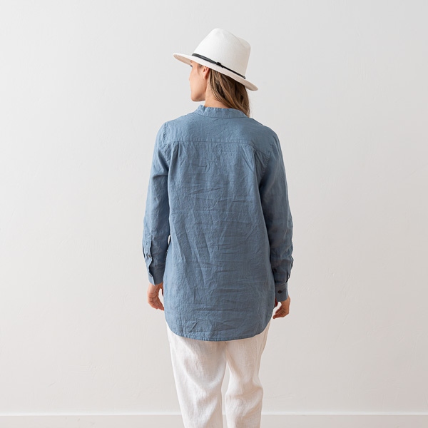 Linenme Linen Shirt White Tokyo