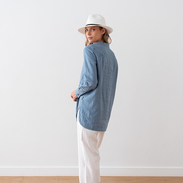 Linenme Linen Shirt White Tokyo
