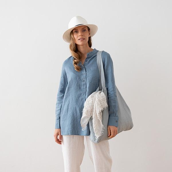 linenme Linen Shirt White Tokyo