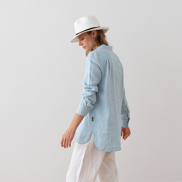 Linenme Linen Shirt White Tokyo