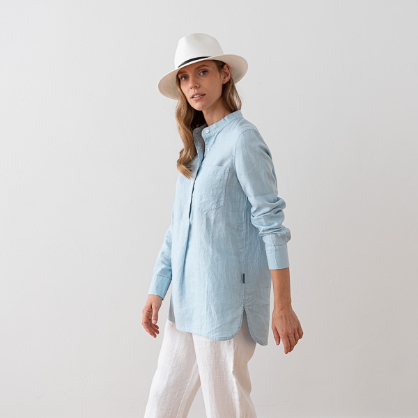 linenme Linen Shirt White Tokyo