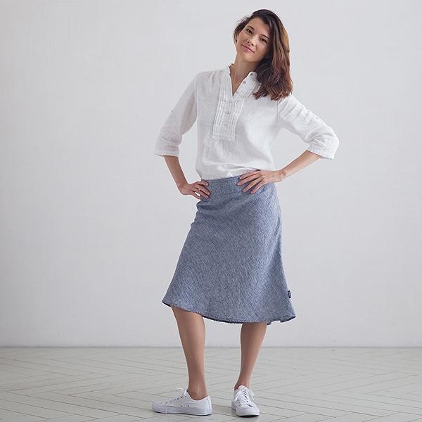 linenme Linen Skirt Alma