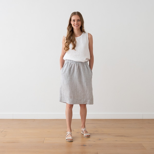 linenme Linen Skirt Emma