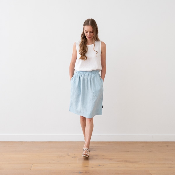 linenme Linen Skirt Emma