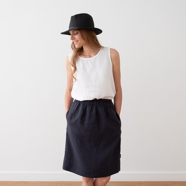 linenme Linen Skirt Emma