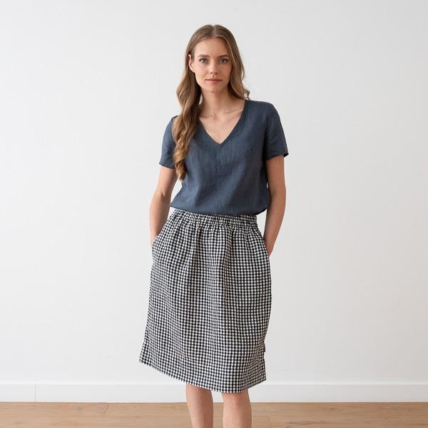 linenme Linen Skirt Emma