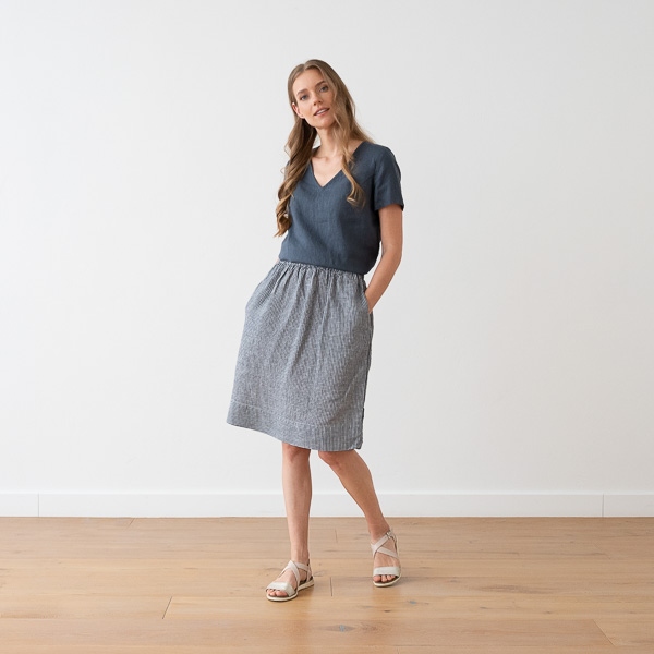 linenme Linen Skirt Emma