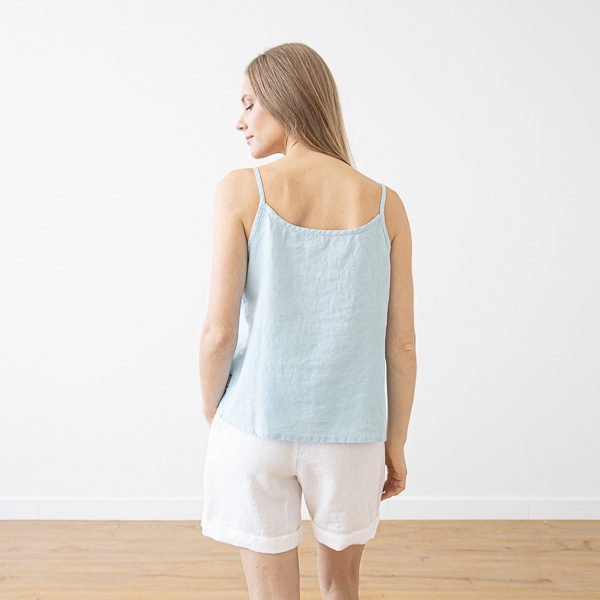Linenme Linen Slip Top Amelia