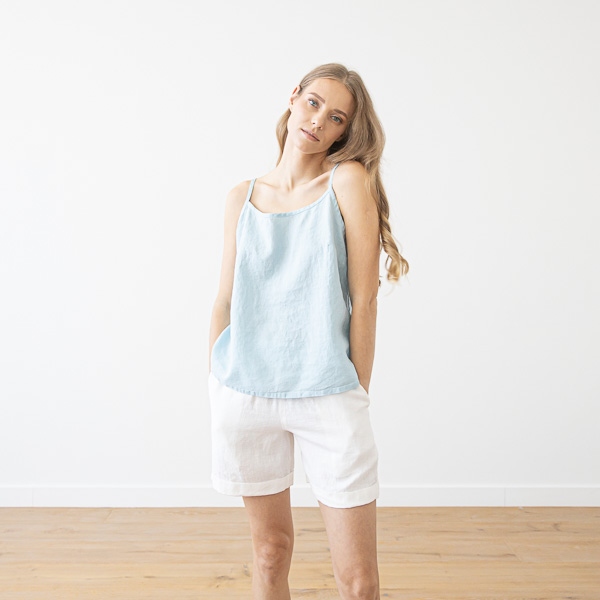 Linenme Linen Slip Top Amelia