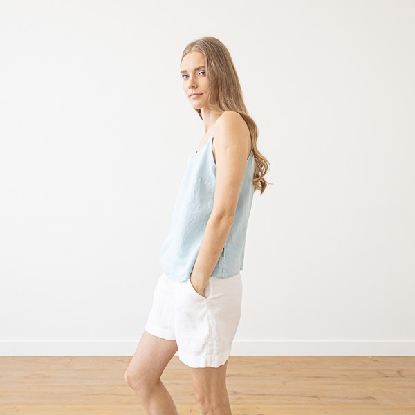 Linenme Linen Slip Top Amelia