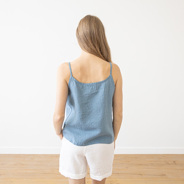 Linenme Linen Slip Top Amelia