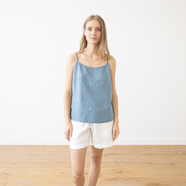Linenme Linen Slip Top Amelia