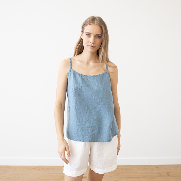 Linenme Linen Slip Top Amelia