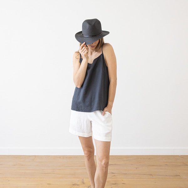 Linenme Linen Slip Top Amelia