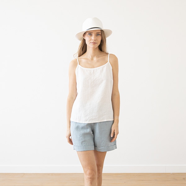 linenme Linen Slip Top Amelia