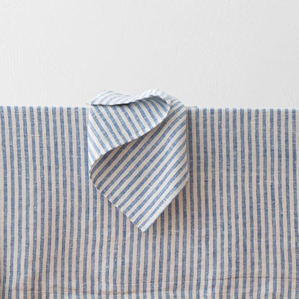 Linenme Linen Tablecloth Blue Brittany