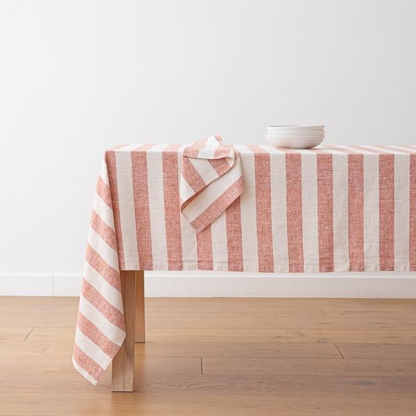 Linenme Linen Tablecloth Brick Philippe
