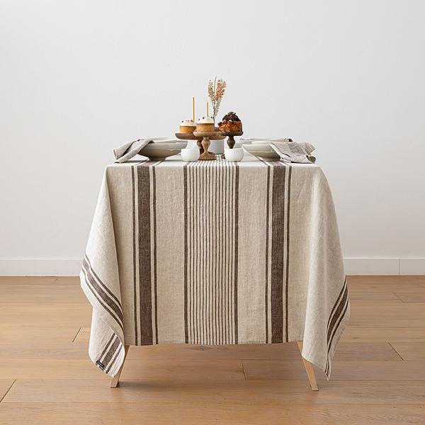 Linenme Linen Tablecloth Choco Provence