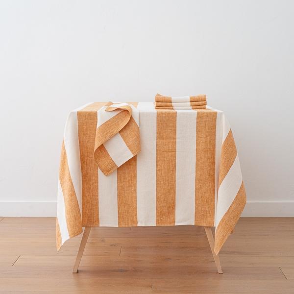 Linenme Linen Tablecloth Gold Napa