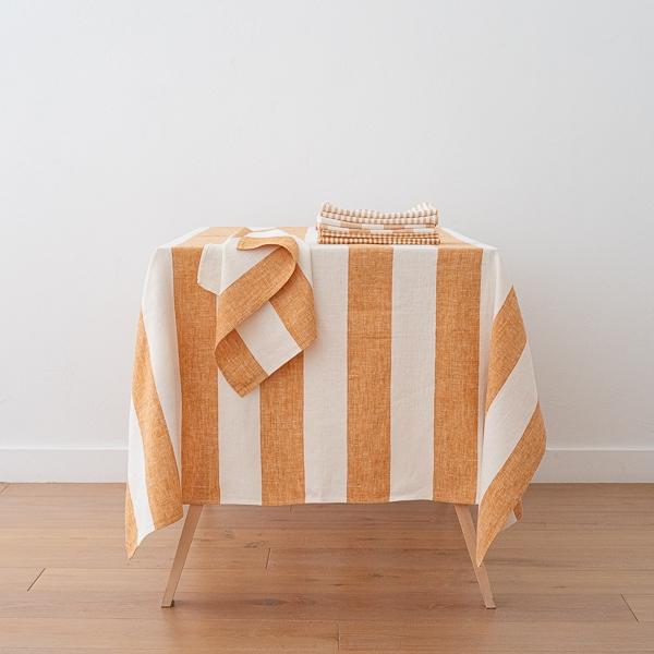 linenme Linen Tablecloth Gold Napa