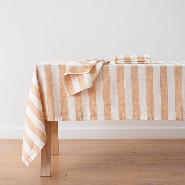 Linenme Linen Tablecloth Gold Philippe