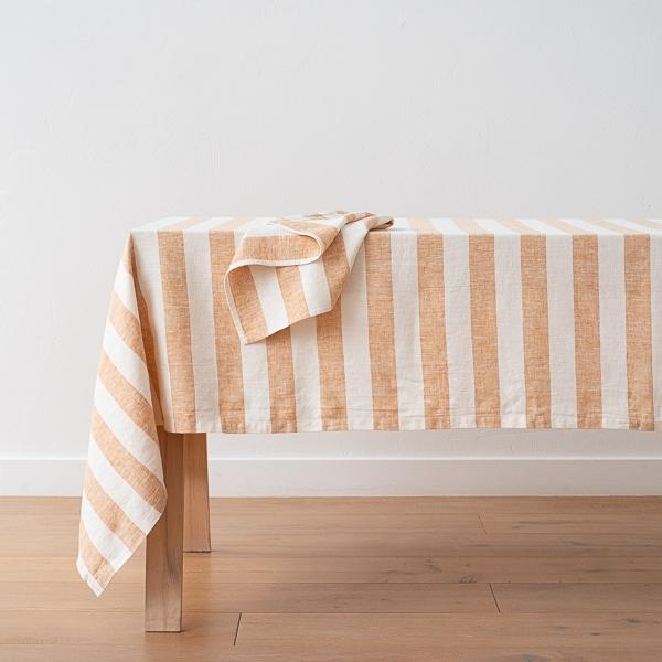 Linenme Linen Tablecloth Gold Philippe