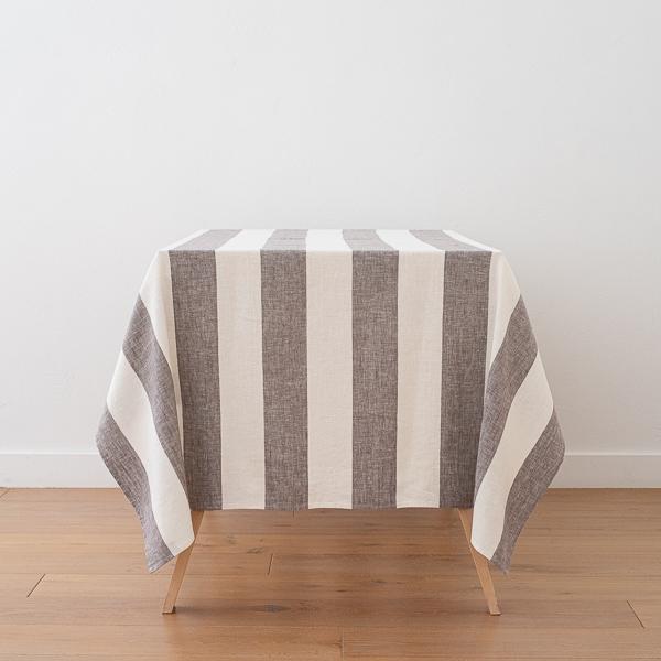 Linenme Linen Tablecloth Graphite Napa