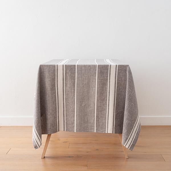 Linenme Linen Tablecloth Graphite Turino