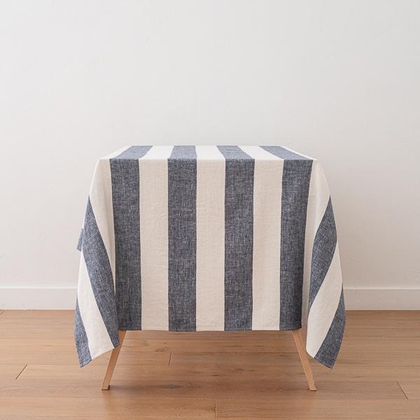Linenme Linen Tablecloth Indigo Napa