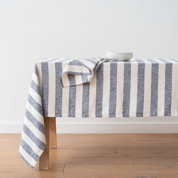 Linenme Linen Tablecloth Indigo Philippe