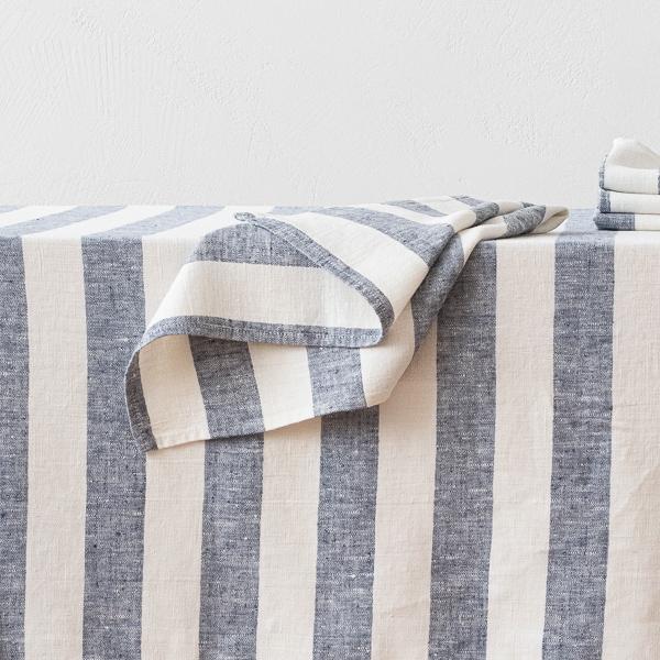 Linenme Linen Tablecloth Indigo Philippe