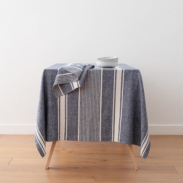 Linenme Linen Tablecloth Indigo Turino