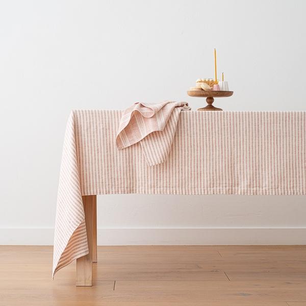 Linenme Linen Tablecloth Rosa Brittany