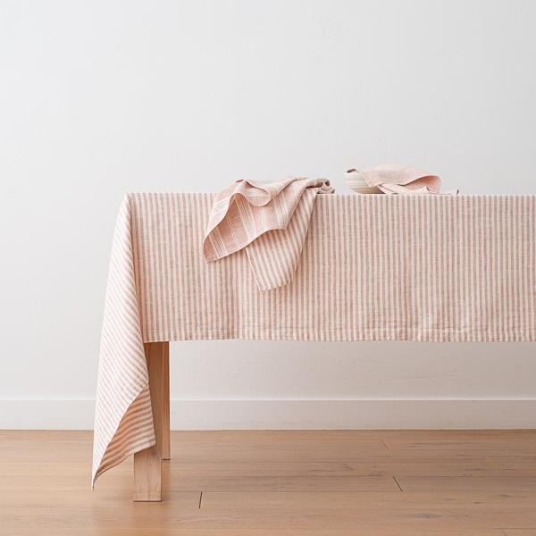 Linenme Linen Tablecloth Rosa Brittany