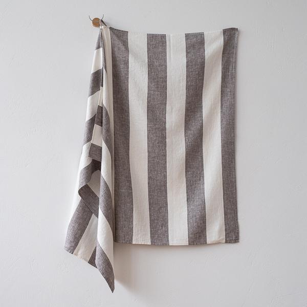 Linenme Linen Towel Set Graphite Napa