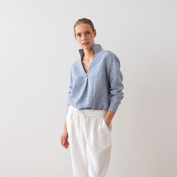 Linenme Linen Trousers Black Tokyo