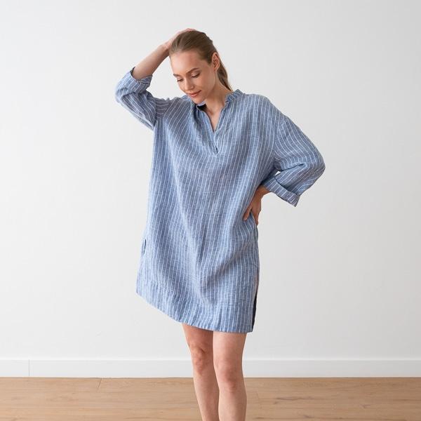 linenme Linen Tunic Dress Noa