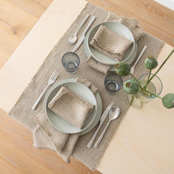 Linenme Napkin Natural Linen Rustic Washed