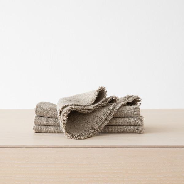 linenme Napkin Natural Linen Rustic Washed