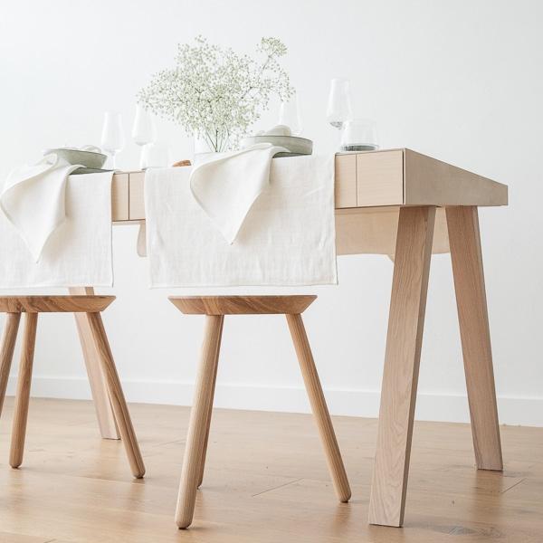 Linenme Napkin Off White Linen Lara
