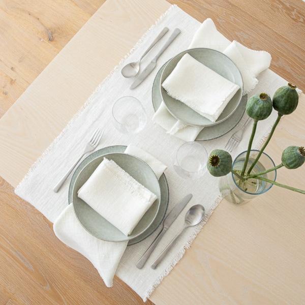 Linenme Napkin Off White Linen Rustic