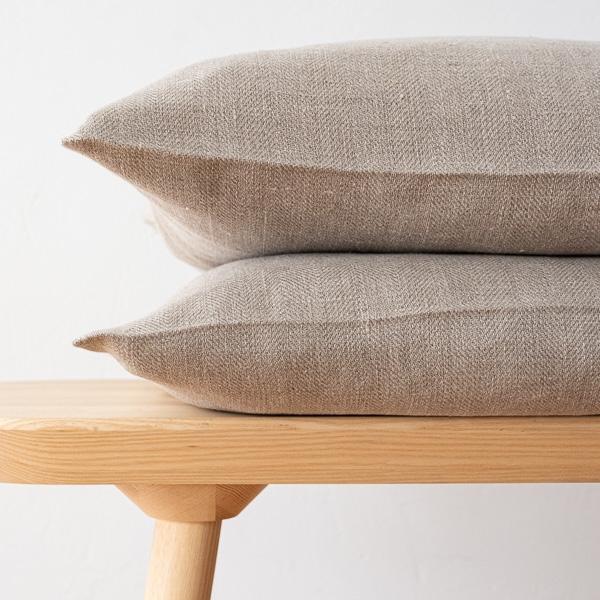 Linenme Natural Linen Cushion Cover Lara
