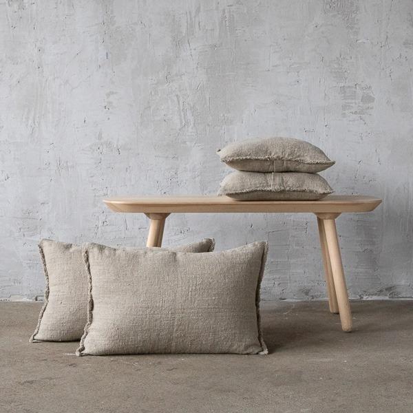 Linenme Natural Linen Fabric Sample Rustic