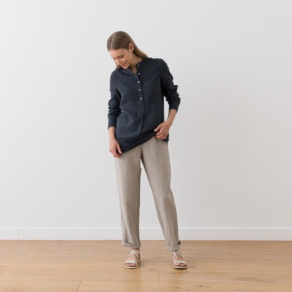 Linenme Natural Linen Trousers Emma