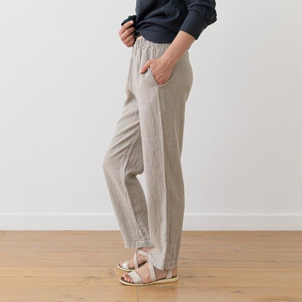 Linenme Natural Linen Trousers Emma